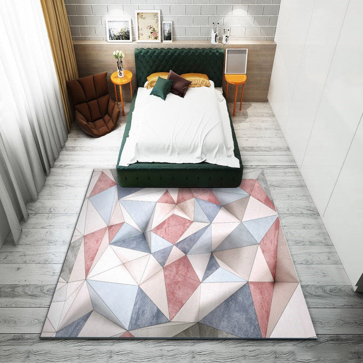 BowLift | Western garden printed carpet multicolored polyester carpet with non-slip backing stain-resistant indoor carpet for bedroom