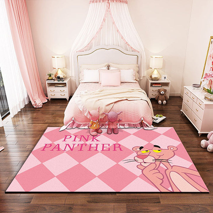 BowLift | Western garden printed rug Multicolor Polyester rug with non-slip backing Stain-resistant indoor rug for bedroom