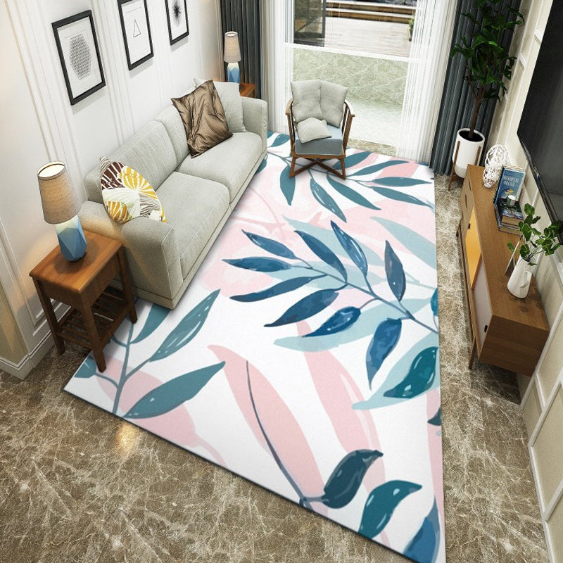 BowLift | Western garden printed rug Multicolor Polyester rug with non-slip backing Stain-resistant indoor rug for bedroom