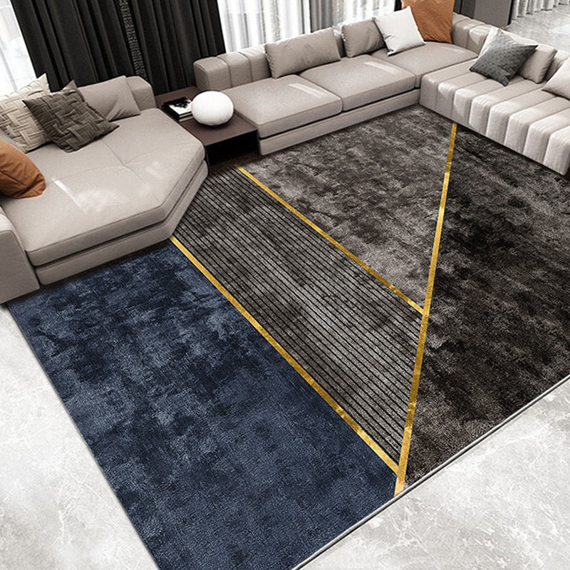 BowLift | Nordic Living Room Rug More Colors Geometric Pattern Indoor Rug Polyester Pet-Friendly Stain Resistant Rug