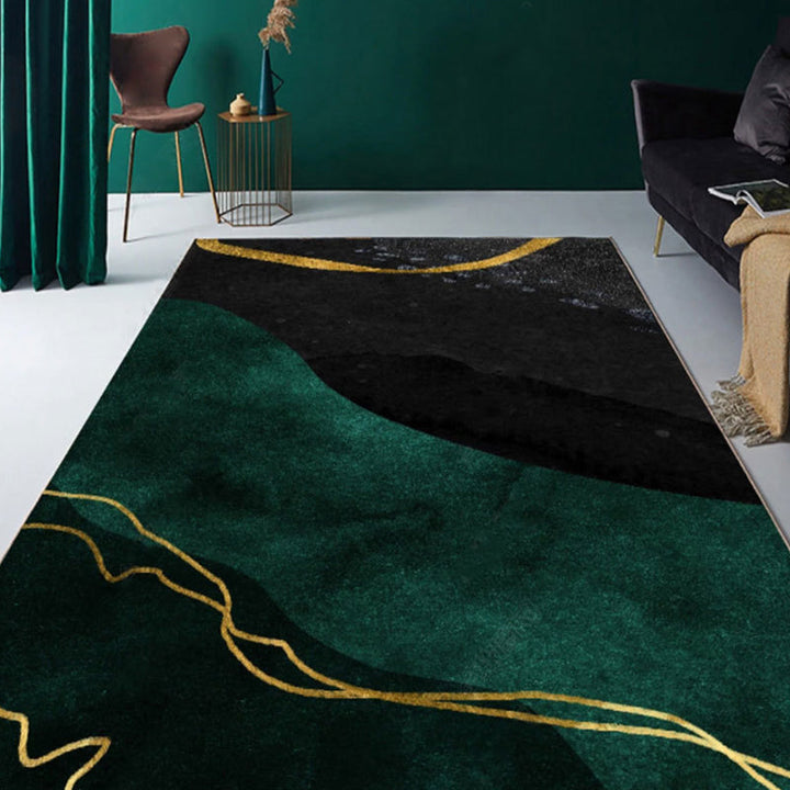 BowLift | New Product Geometric Rug Multi-Color Polyester Rug Pet-Friendly Stain Resistant Indoor Rug for Living Room