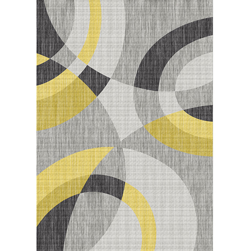 BowLift | New Product Geometric Rug Multi-Color Polyester Rug Pet-Friendly Stain Resistant Indoor Rug for Living Room