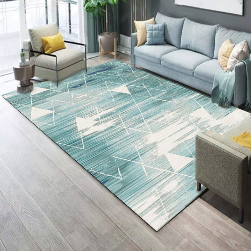 BowLift | New Product Geometric Rug Multi-Color Polyester Rug Pet-Friendly Stain Resistant Indoor Rug for Living Room