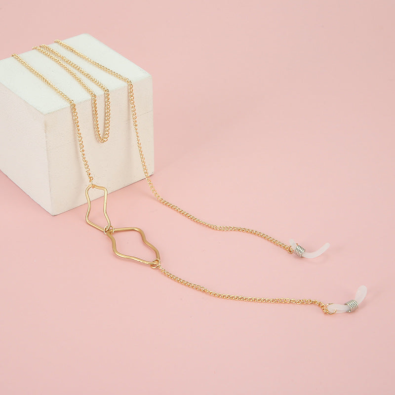 Star-Aligned Beaded Eyewear Chain Bowlift