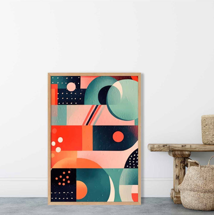 Abstract Colorful Pastel Shapes Art Print No. 5 | Bowlift