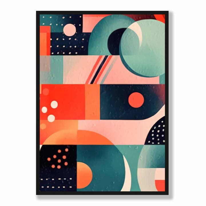 Abstract Colorful Pastel Shapes Art Print No. 5 | Bowlift