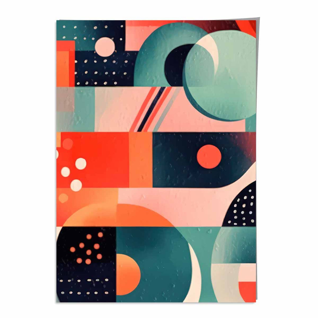 Abstract Colorful Pastel Shapes Art Print No. 5 | Bowlift