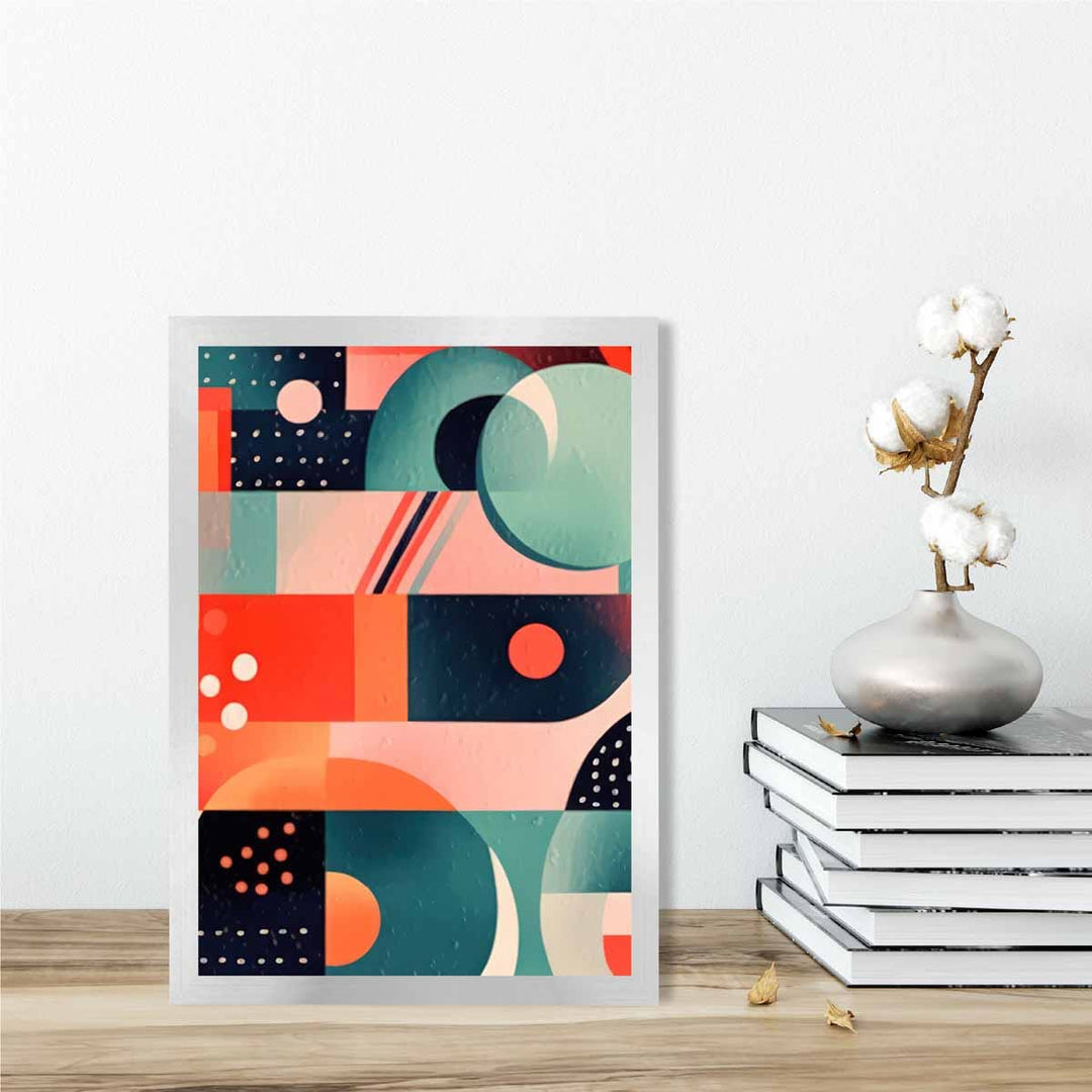 Abstract Colorful Pastel Shapes Art Print No. 5 | Bowlift