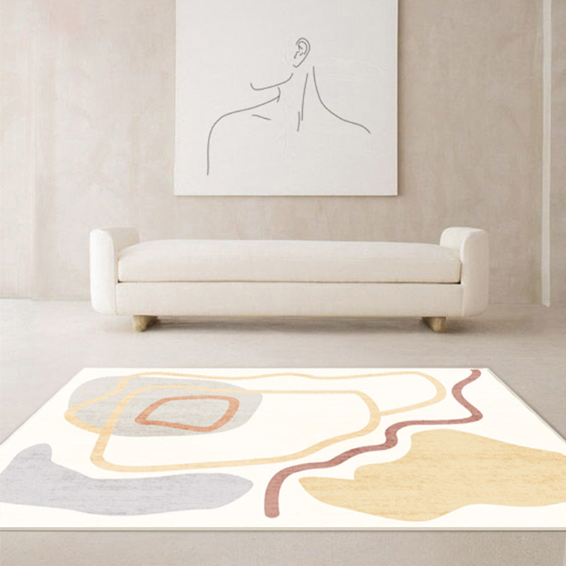 BowLift | Southwest Living Room Rug Multicolored Color Block Rug Polypropylene Non-Slip Stain Resistant Rug