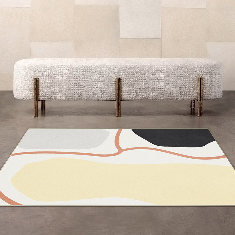 BowLift | Southwest Living Room Rug Multicolored Color Block Rug Polypropylene Non-Slip Stain Resistant Rug