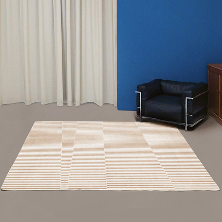 BowLift | Casual Multicolor Relaxing Carpet Synthetic Color Block Carpet Non-Slip Back Washable Carpet for Bedroom