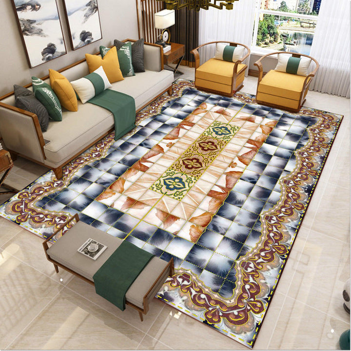 BowLift | Luxury Southwest Rug Multicolored Floral Print Rug Pet-Friendly Easy to Care Washable Rug for the Living Room