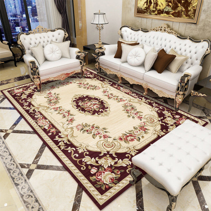 BowLift | Antique patterned rug multicolored polypropylene indoor rug easy care washable rug for living room