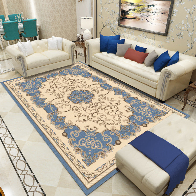 BowLift | Antique patterned rug multicolored polypropylene indoor rug easy care washable rug for living room