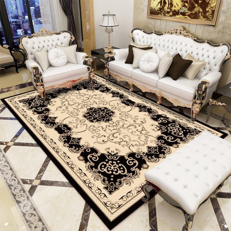 BowLift | Antique patterned rug multicolored polypropylene indoor rug easy care washable rug for living room