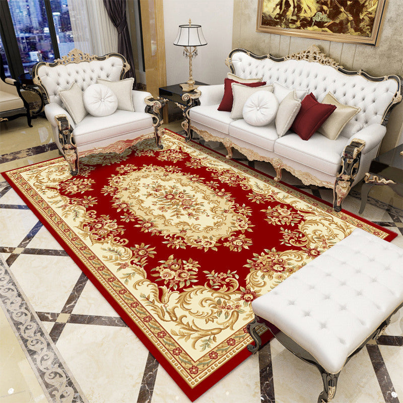 BowLift | Antique patterned rug multicolored polypropylene indoor rug easy care washable rug for living room