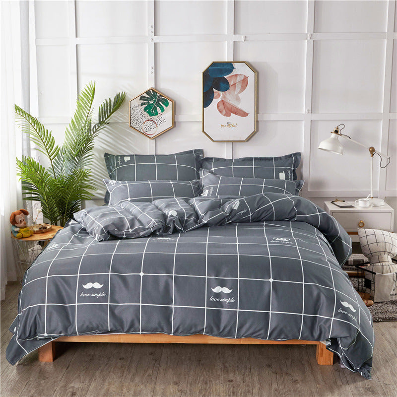 Floral Pattern Decorative Bedding Set