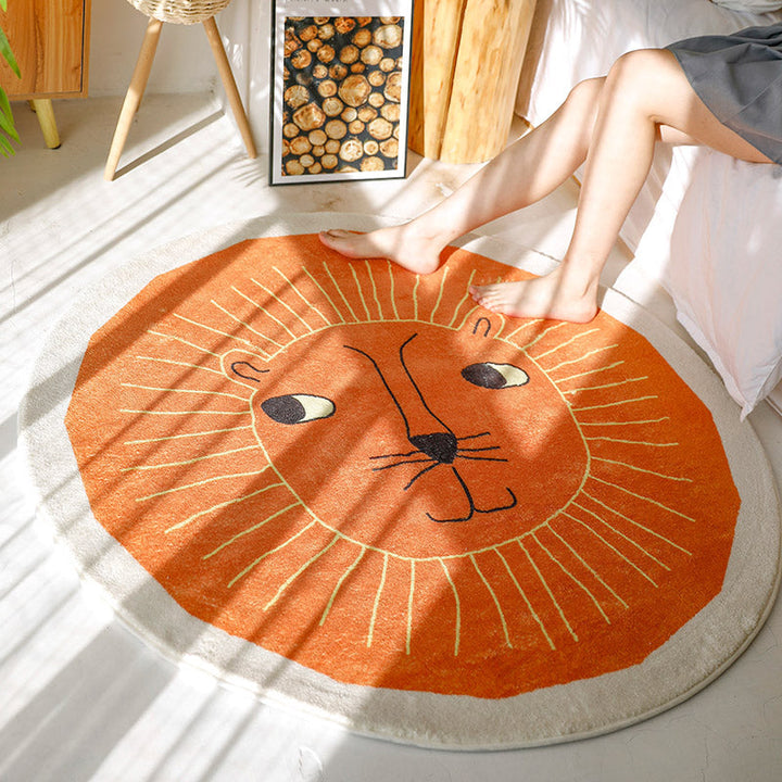 BowLift | Beautiful children's room carpet Multicolored cartoon pattern carpet Polyester non-slip machine washable carpet