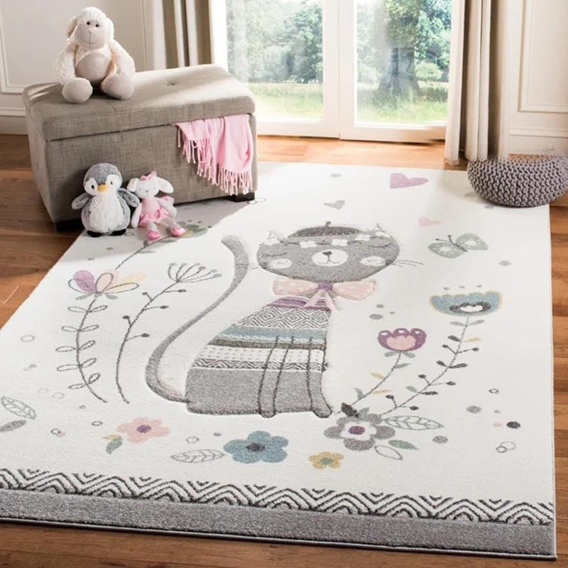 BowLift | New children's carpet Multi-colored Cartoon Indoor carpet Synthetic Non-slip Stain-resistant Washable carpet