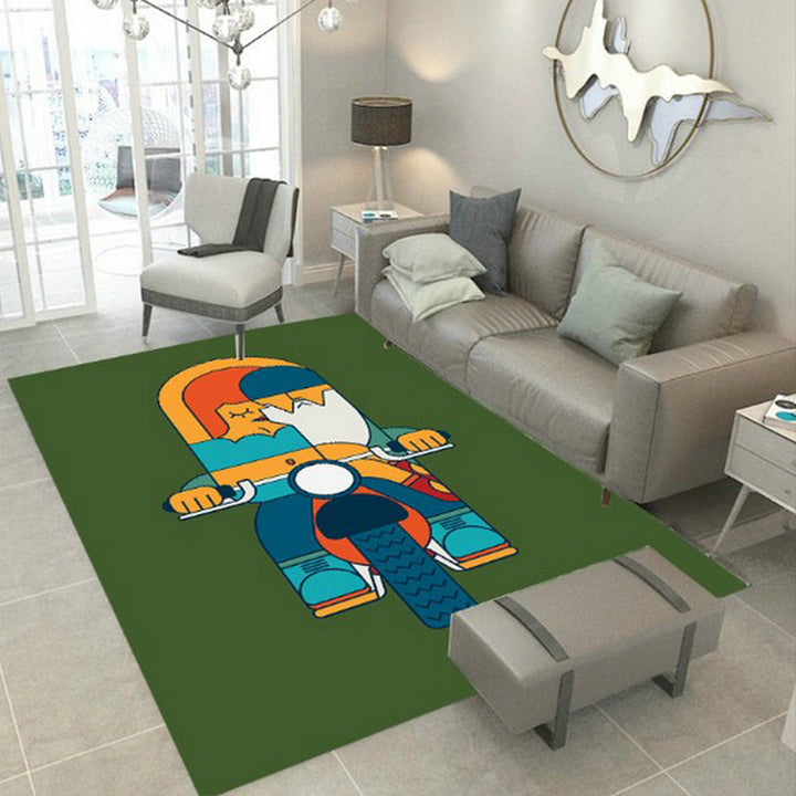 BowLift | Designer Room Decor Carpet Multicolor Fairy Tale Print Carpet Polyester Non-Slip Backing Pet-Friendly Carpet
