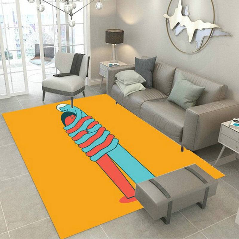 BowLift | Designer Room Decor Carpet Multicolor Fairy Tale Print Carpet Polyester Non-Slip Backing Pet-Friendly Carpet