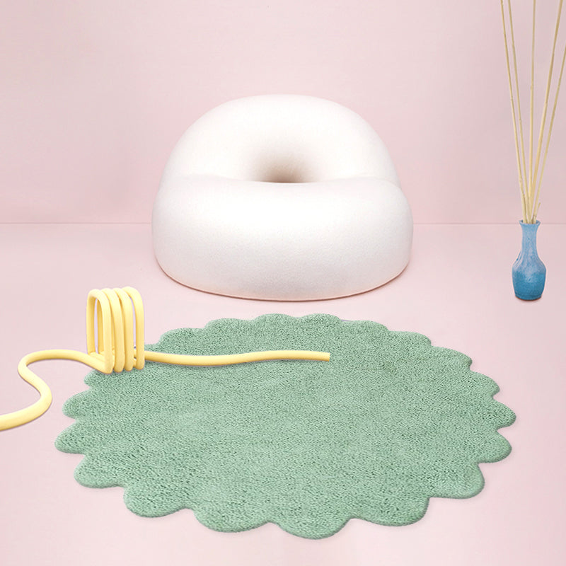 BowLift | Irregular Shape Cartoon Rug Multicolor Funky Area Rug Synthetic Pet-Friendly Non-Slip Backing Rug for Room