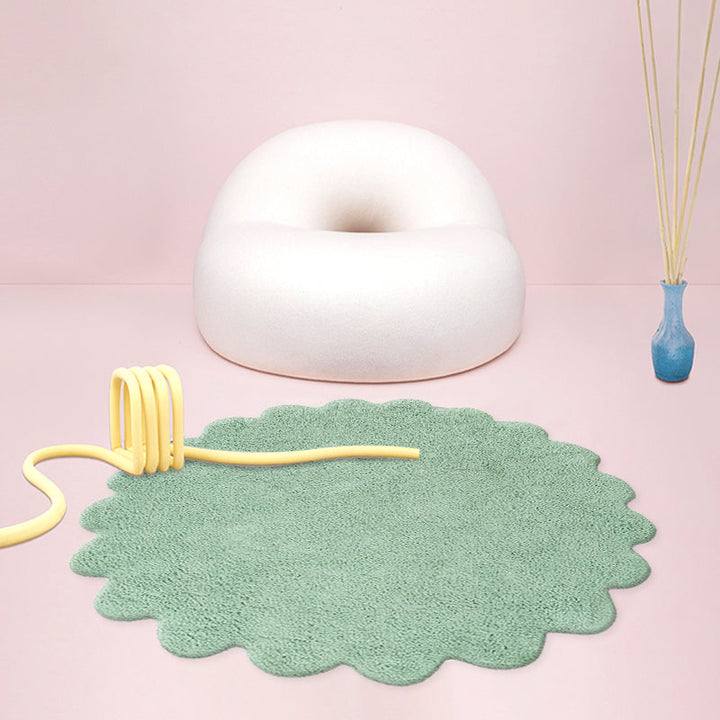 BowLift | Irregular Shape Cartoon Carpet Multicolor Funky Area Rug Synthetic Pet-Friendly Non-Slip Backing Rug for Room