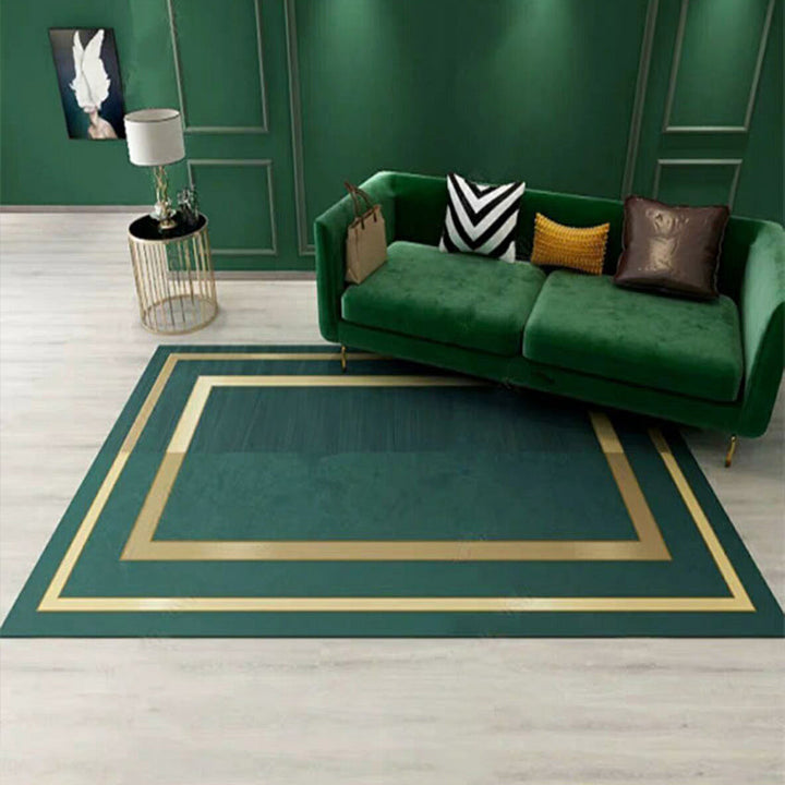 BowLift | Luxury Living Room Rug Multicolor Geo Printed Indoor Rug Polypropylene Non-Slip Pet-Friendly Rug