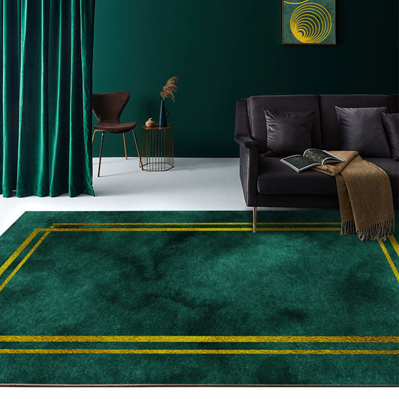 BowLift | Contemporary geometric printed carpet Multicolored polypropylene carpet Non-slip backing Machine washable carpet for the living room