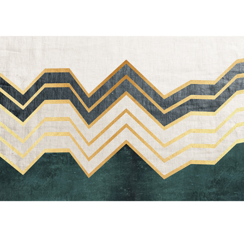 BowLift | Funky Living Room Rug Multicolored geometric pattern rug Polypropylene pet-friendly washable rug