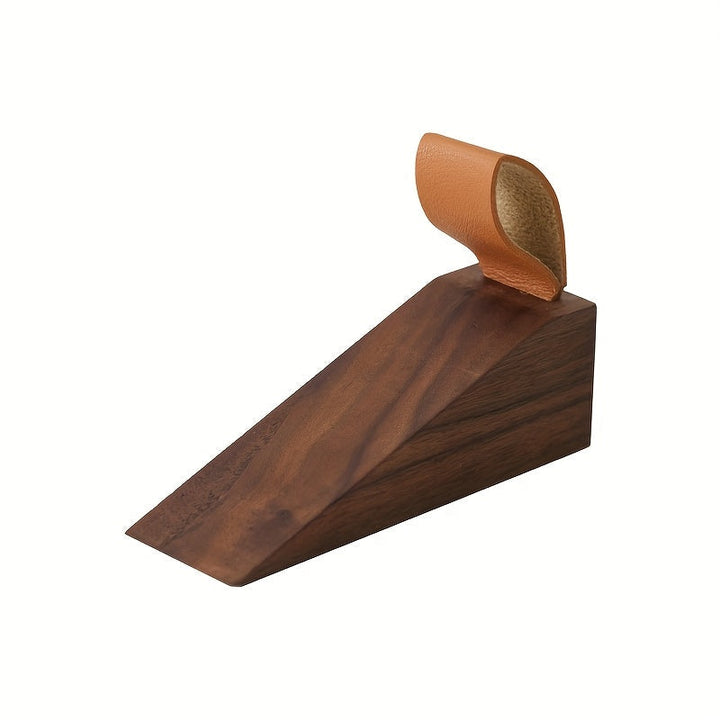 NordGrip Wooden Doorstopper – Scandinavian Design with Non-Slip Base | Bowlift