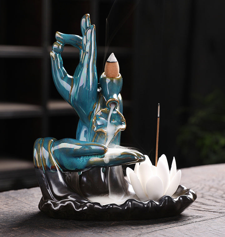 Lotus Waterfall Incense Holder