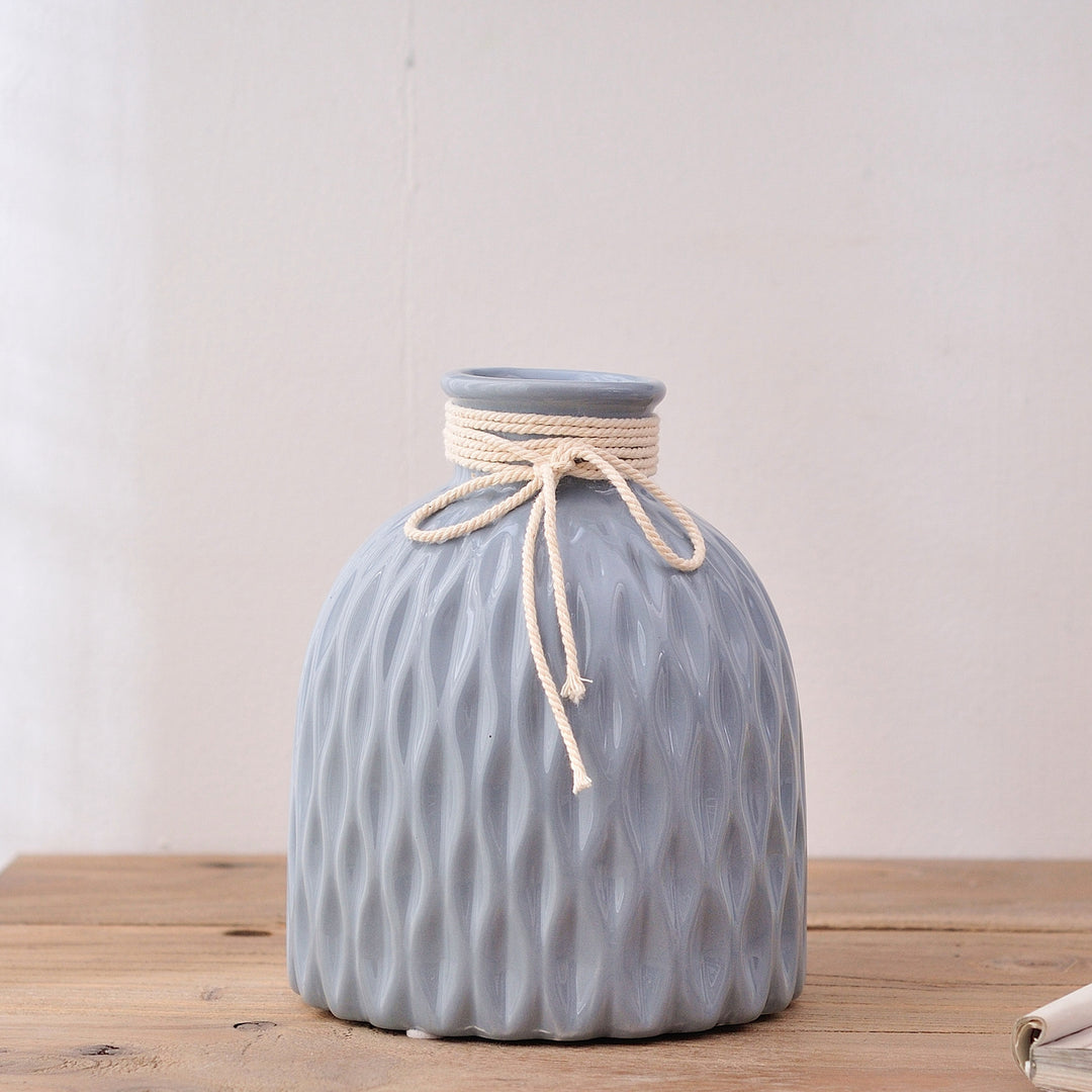 Textured Ceramic Decorative Vase