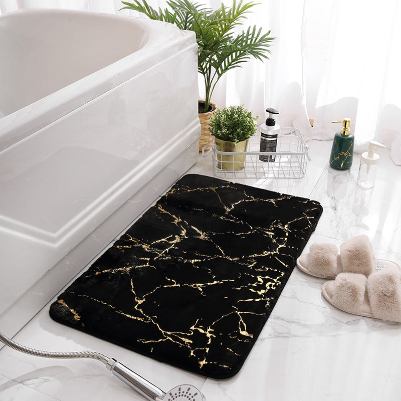 Luxurious Velvet Bath Mat Bowlift