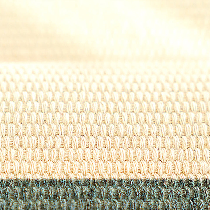 BowLift | Classic living room carpet Colorful geometric printed carpet washable woven rug with tassels
