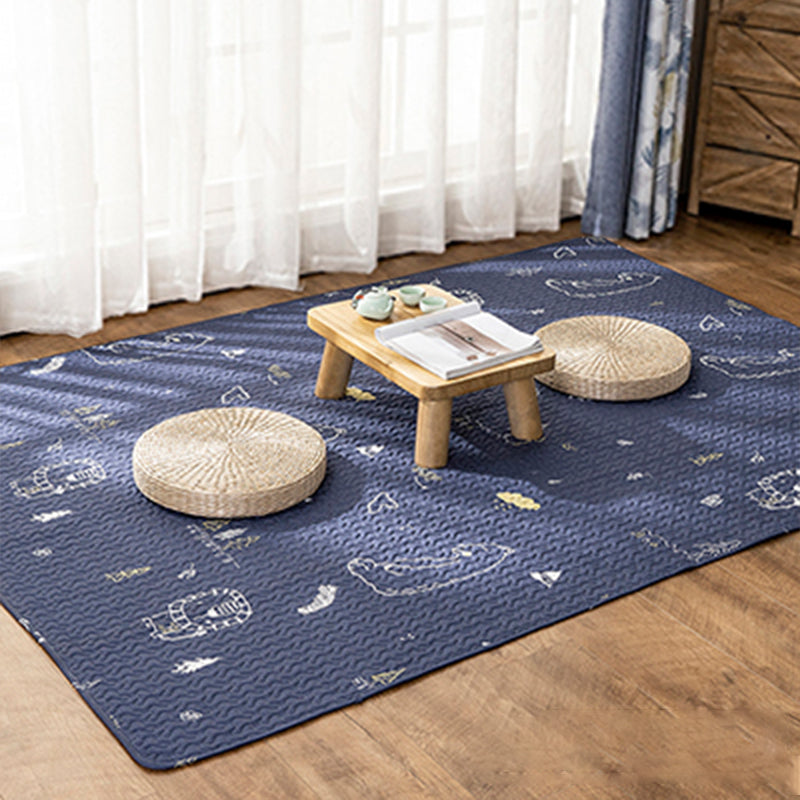 Multi-Color Relaxation rug Cotton Geometric pattern rug Non-slip backing Machine washable rug for bedroom | Bowlift