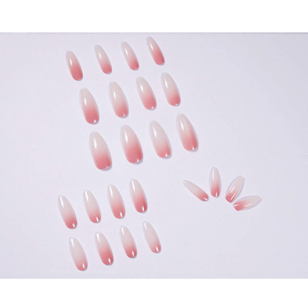 Artful nail extensions with ombre design Bowlift