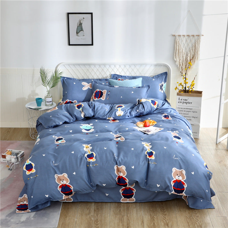 Floral Pattern Decorative Bedding Set