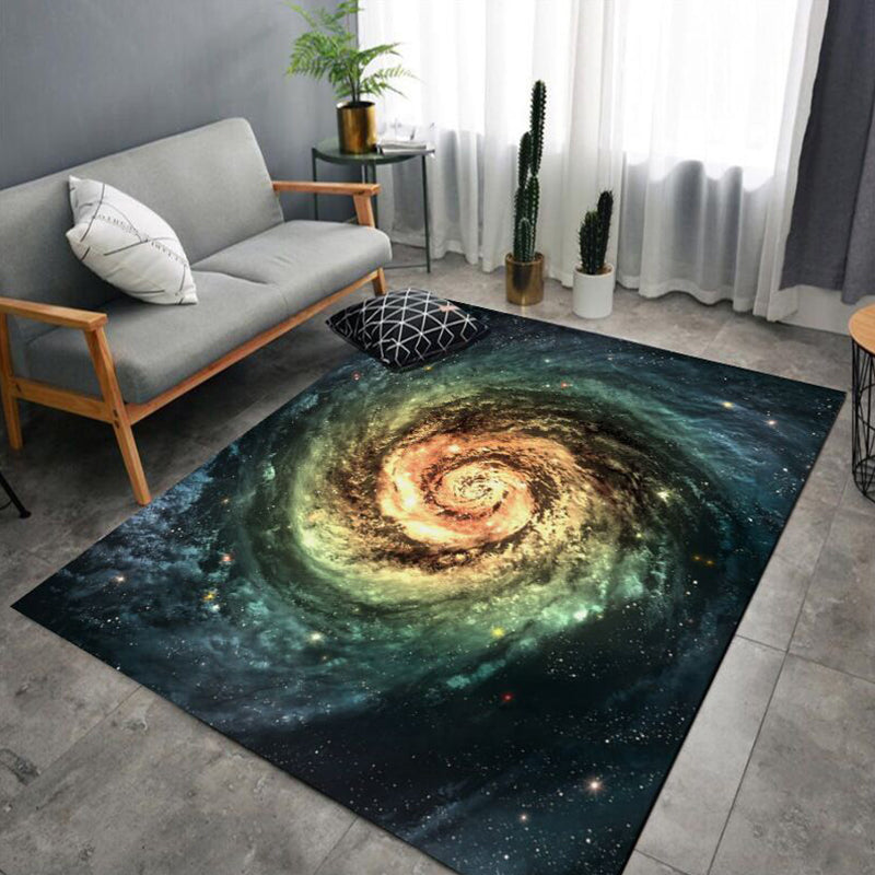 BowLift | Multicolored novelty rug polyester room pattern area rug with non-slip backing machine washable rug for the bedroom