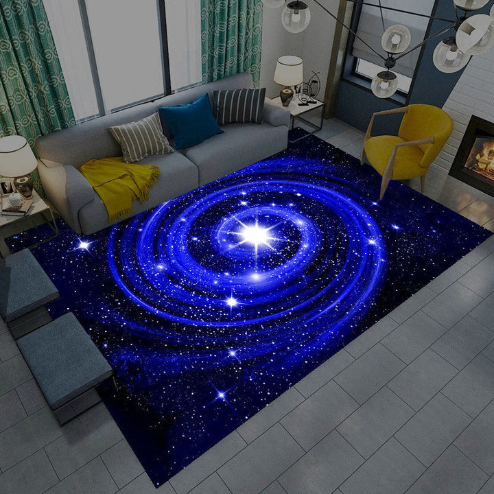 BowLift | Casual Living Room Wallpaper Multicolor Area Print Rug Polypropylene Non-Slip Back Indoor Rug