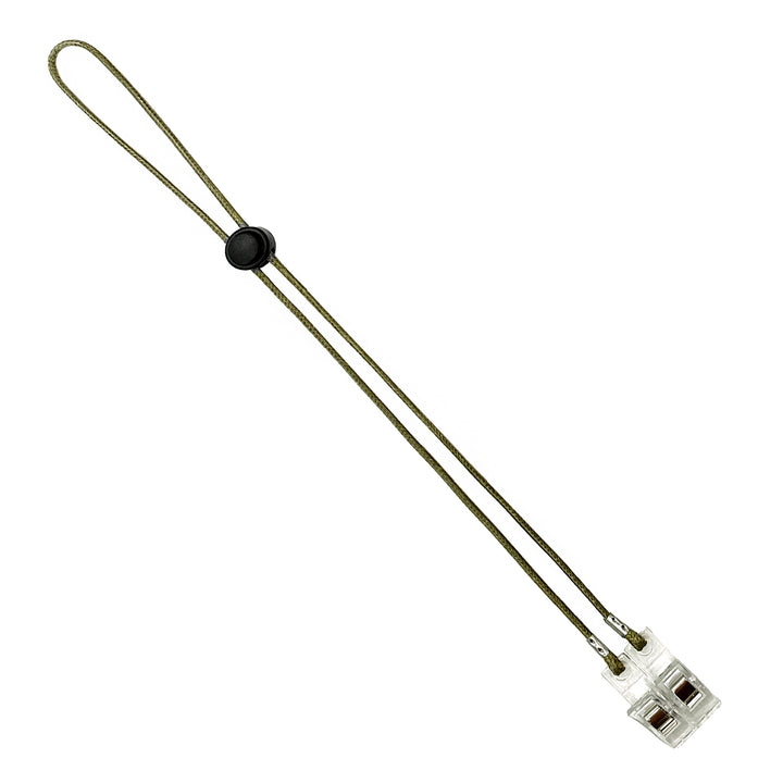 Adjustable Eyewear Retainer with Locking Clips Bowlift