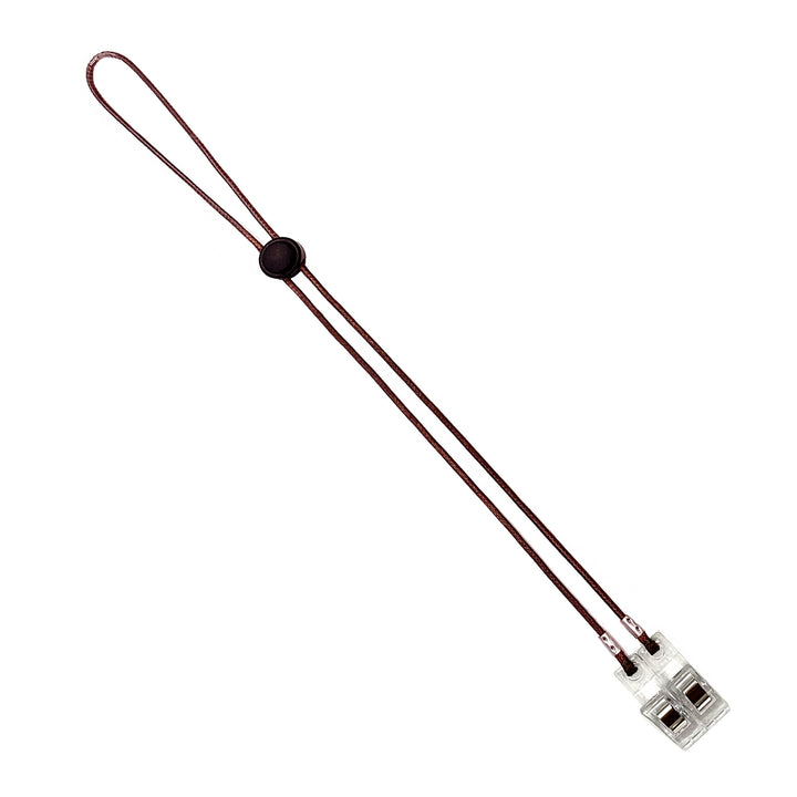 Adjustable Eyewear Retainer with Locking Clips Bowlift