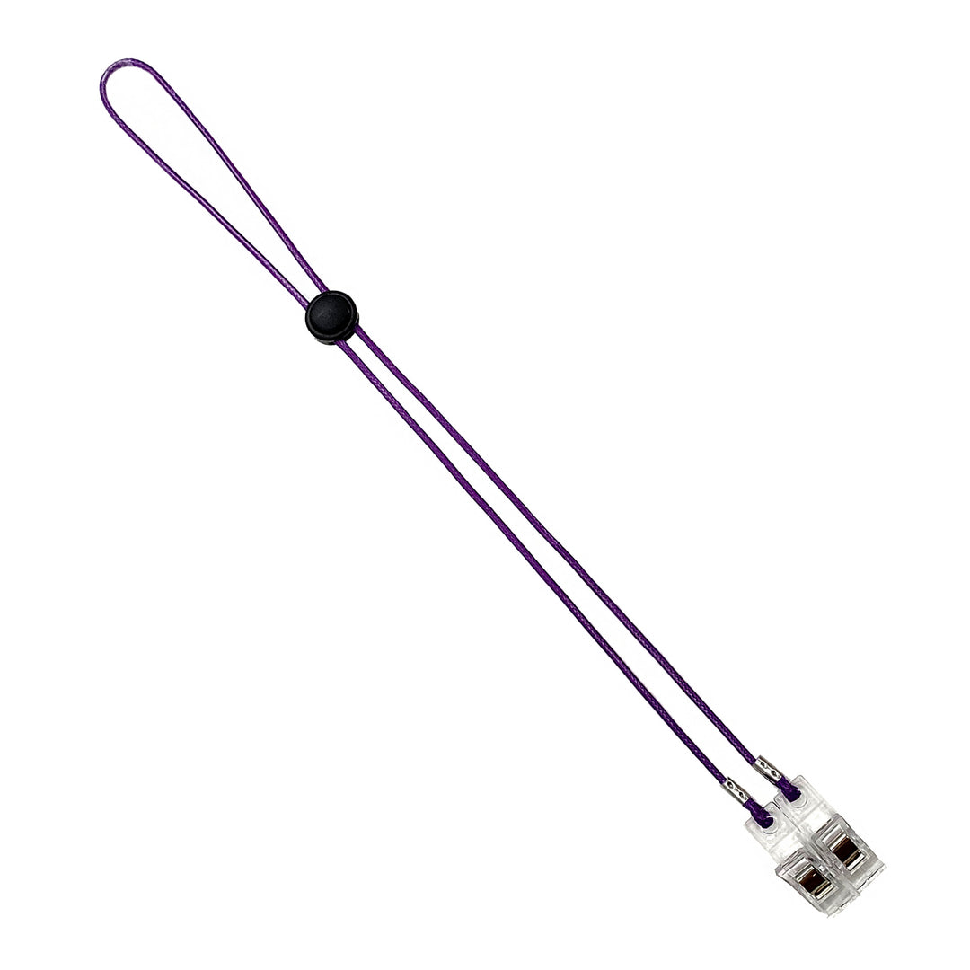 Adjustable Eyewear Retainer with Locking Clips Bowlift