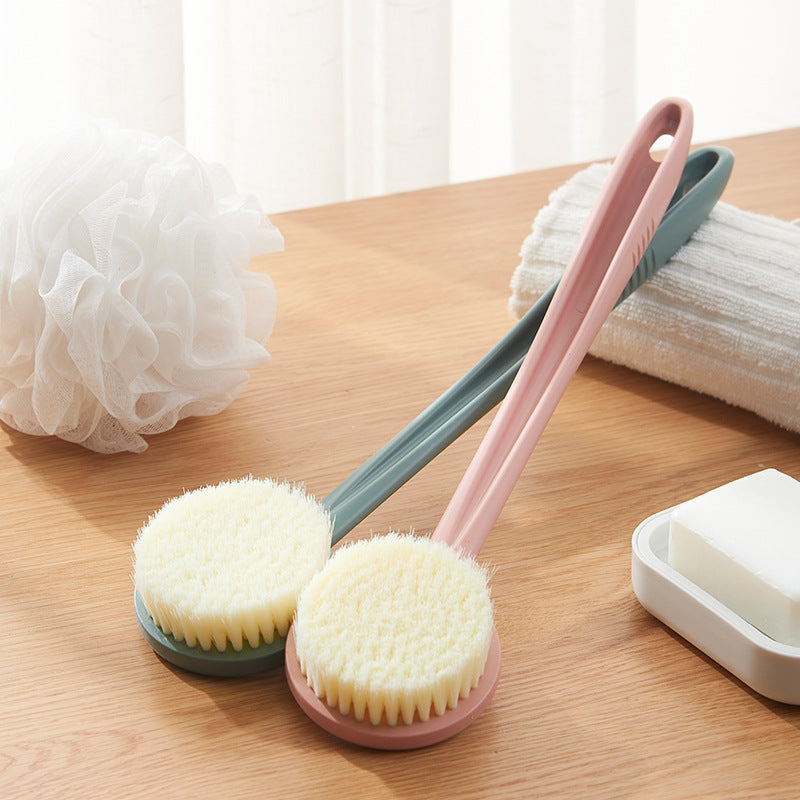 Long-Handled Soft Bristle Back Exfoliating Shower Brush Bowlift