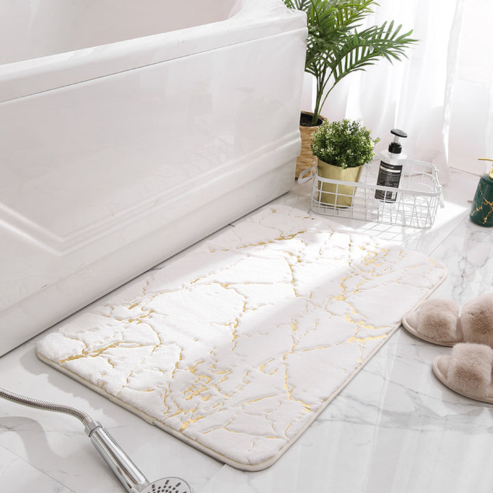 Luxurious Velvet Bath Mat Bowlift
