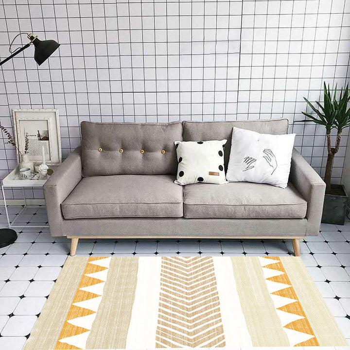 BowLift | Southwest Tribal Print Rug Multicolor Polypropylene Rug Non-Slip Pet Friendly Washable Rug for the Living Room