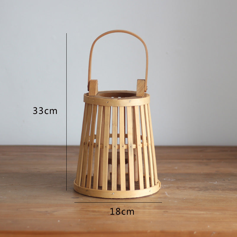 Handcrafted wooden lantern Bowlift