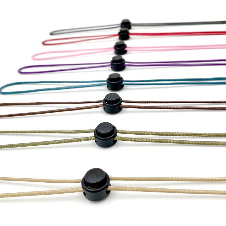 Adjustable Eyewear Retainer with Locking Clips Bowlift