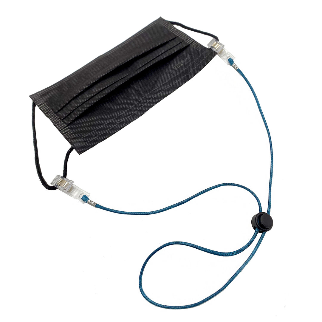 Adjustable Eyewear Retainer with Locking Clips Bowlift