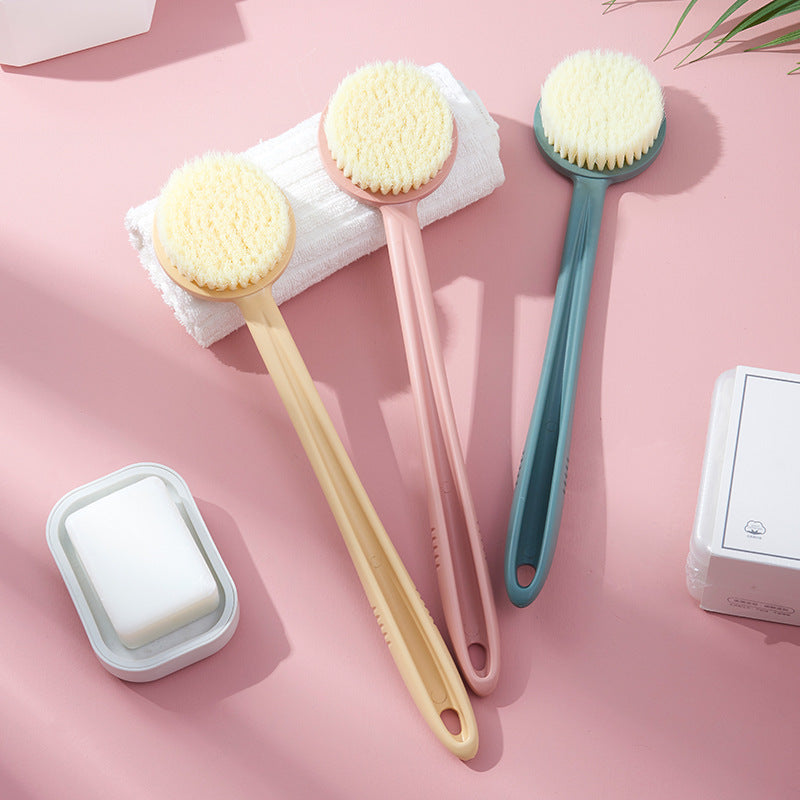 Long-Handled Soft Bristle Back Exfoliating Shower Brush Bowlift
